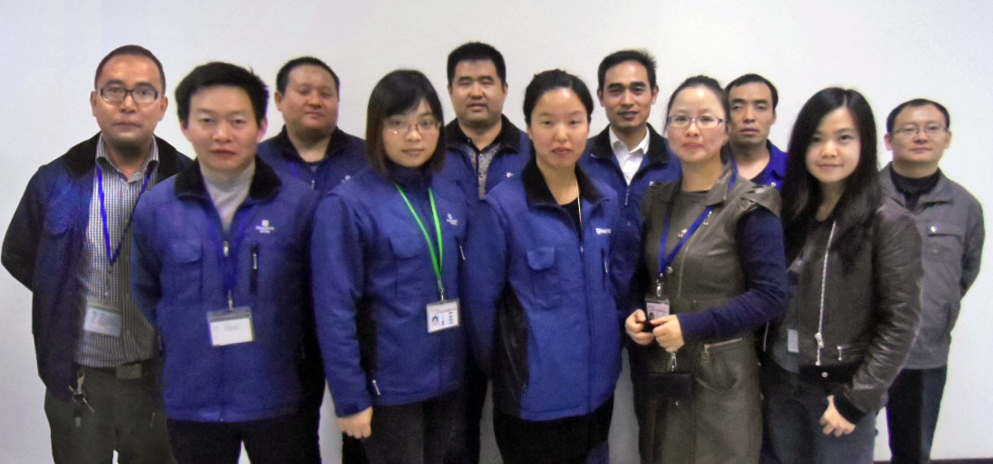 Lois with Shanghai Quality Assurance team